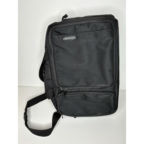 eBags Black Carryon Luggage Travel Laptop Bag Shoulder Strap Handle - Picture 2 of 11